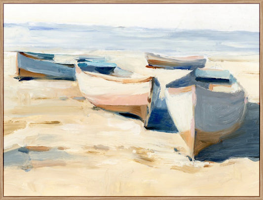 Beached Boats I - Canvas