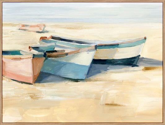 Beached Boats II - Canvas