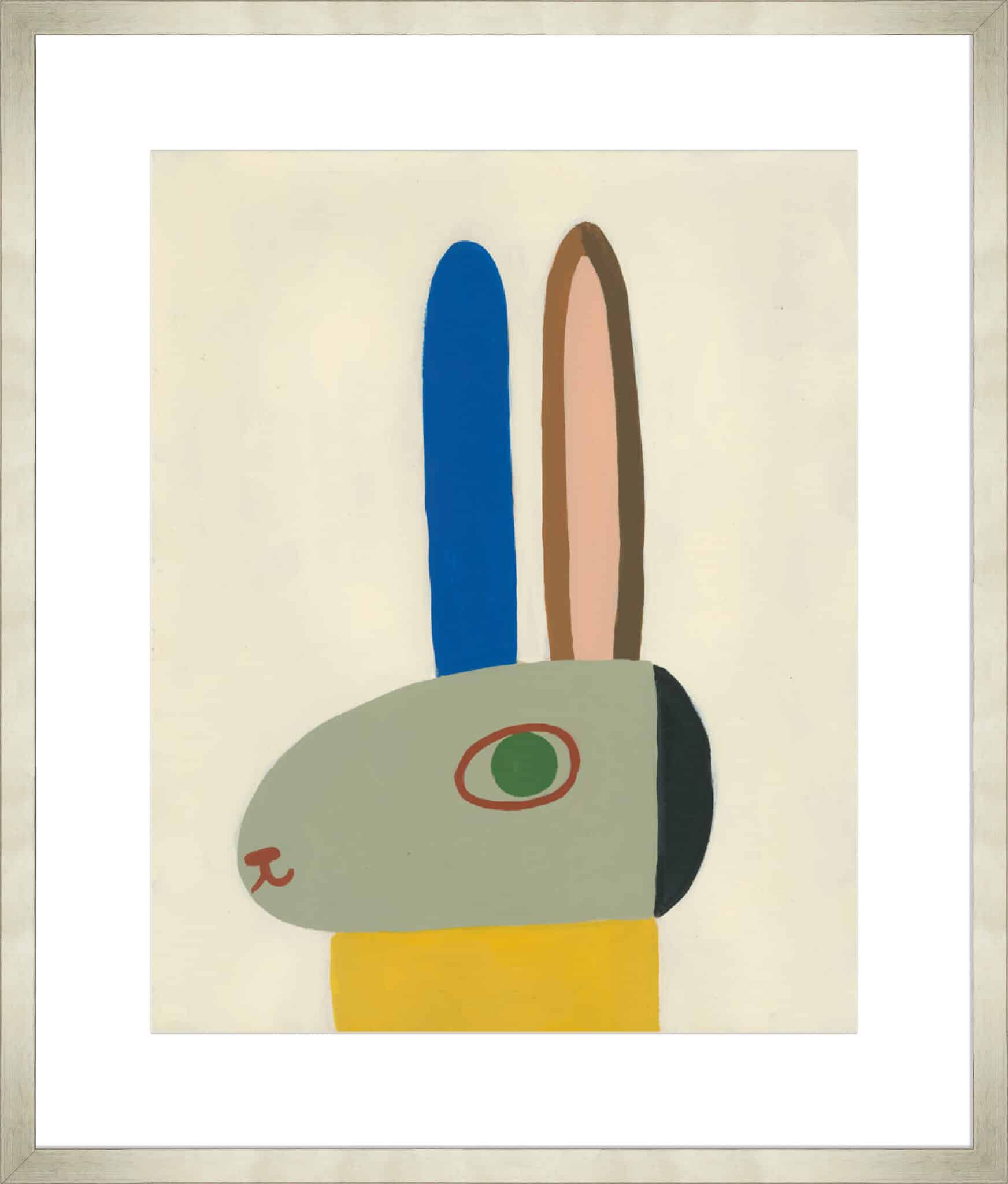 ears up 10cm mount board med. box champagne