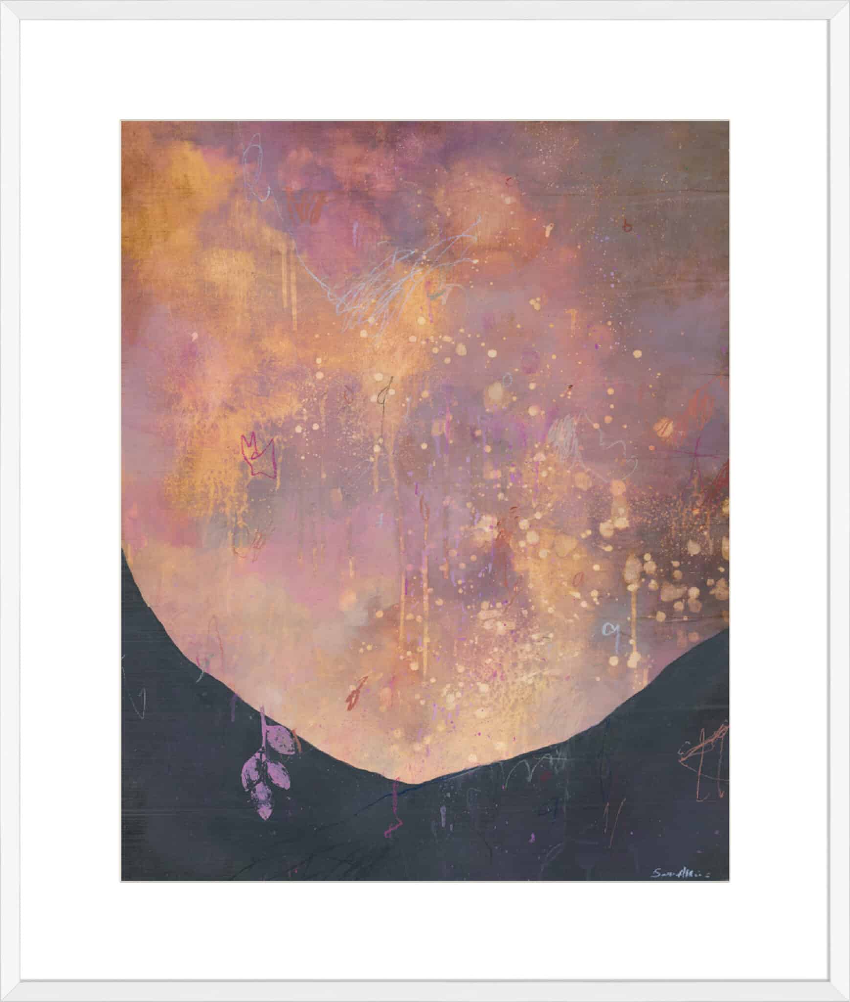 Galaxies Landscape 1 - 10cm Mount Board Box White