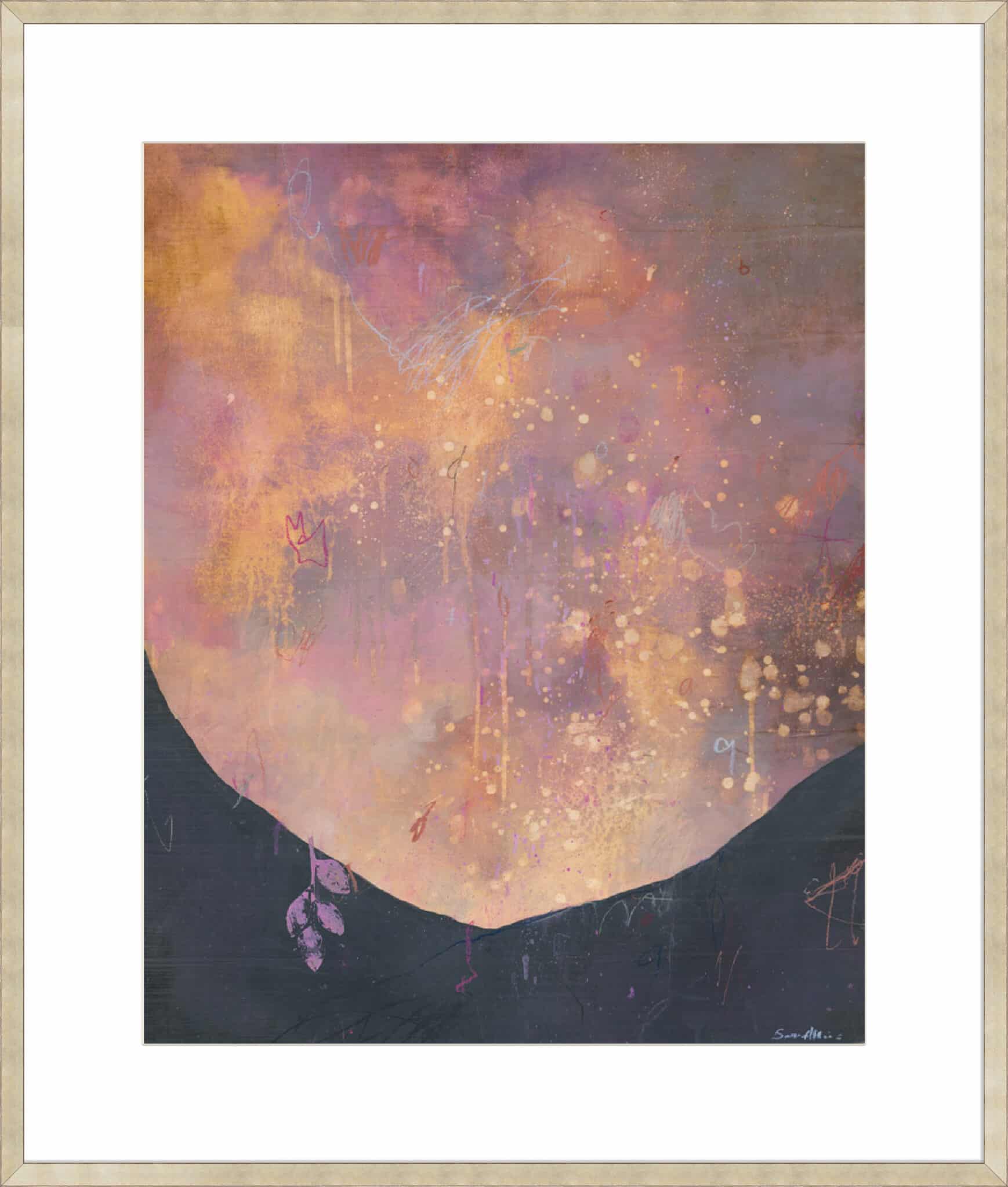 Galaxies Landscape 1 - 10cm Mount Board Sm. Box Champagne