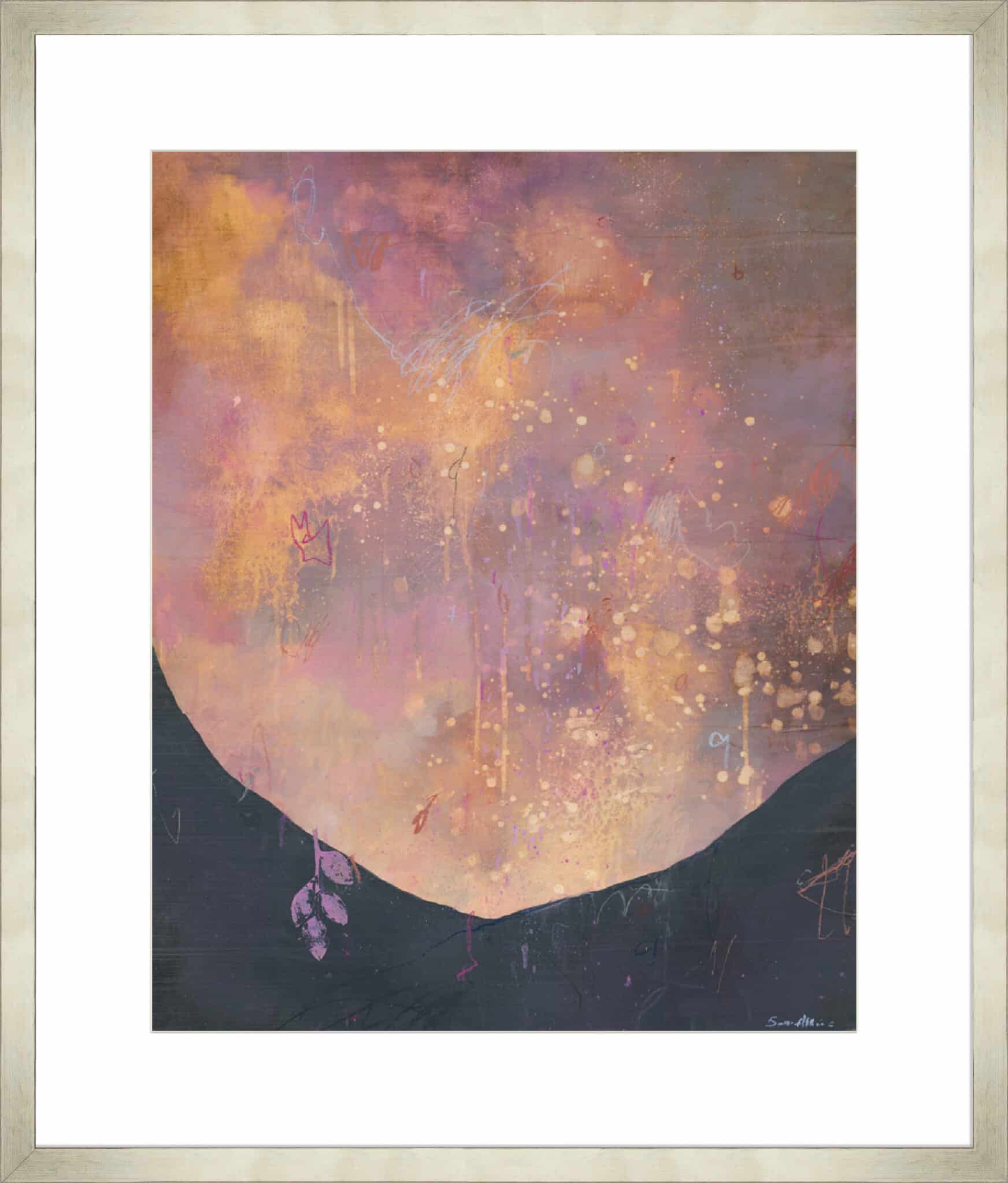 Galaxies Landscape 1 - 10cm Mount Board Med. Box Champagne