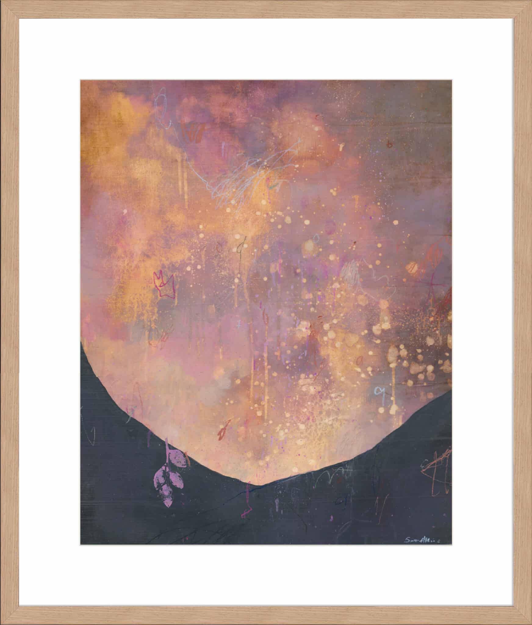 Galaxies Landscape 1 - 10cm Mount Board Lg. Box Natural
