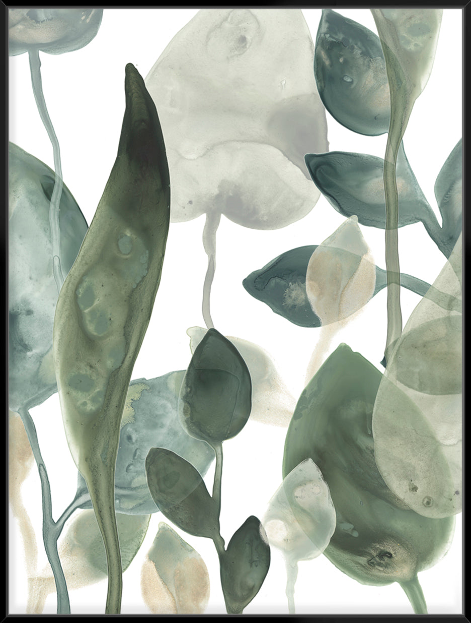 Water Leaves III - Canvas