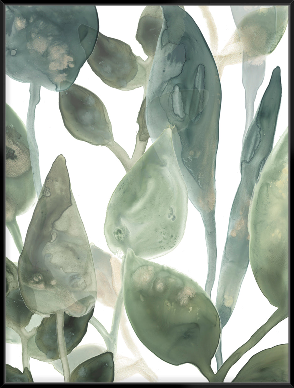 Water Leaves IV - Canvas