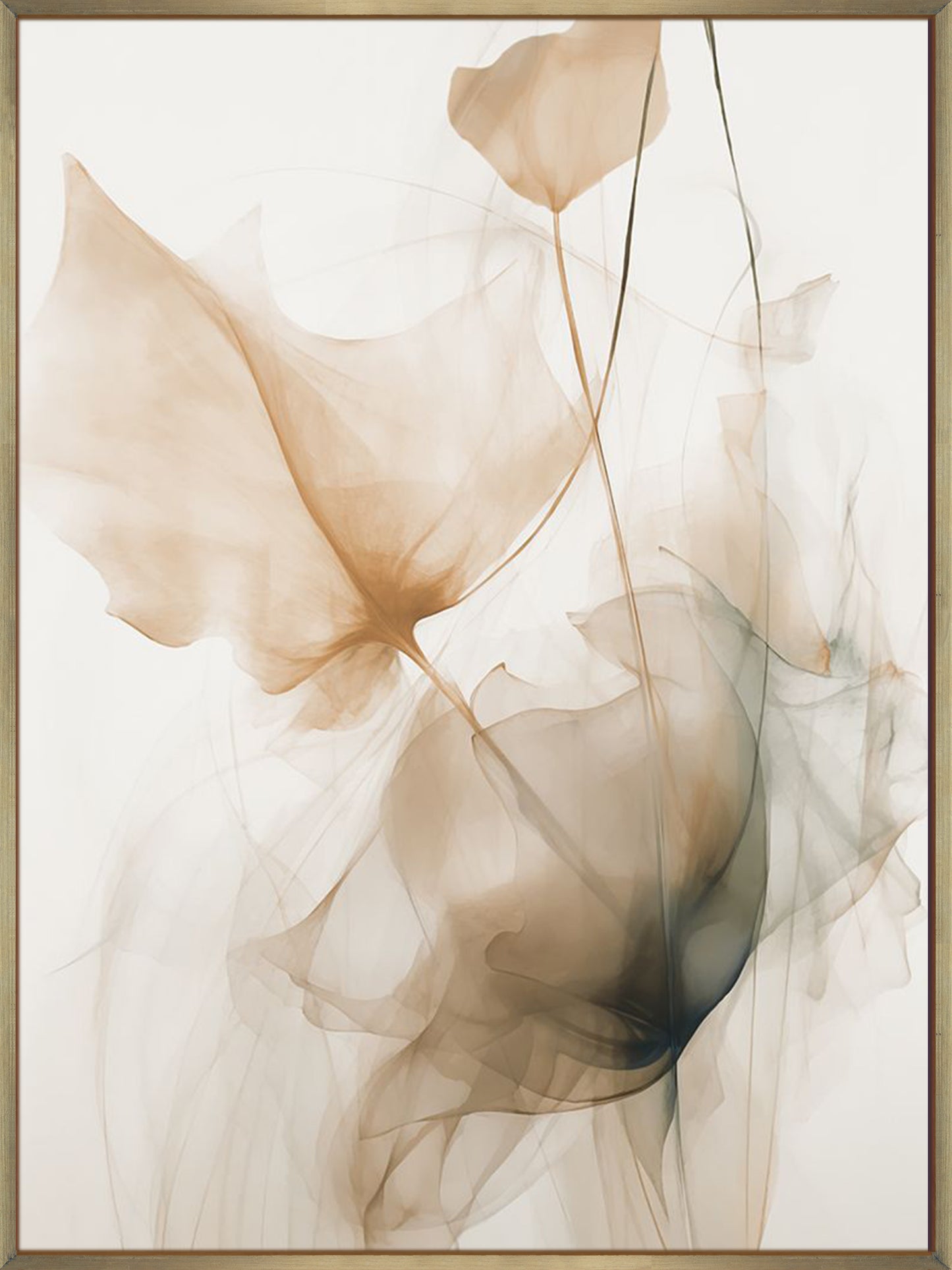 Floral Transparency II - Canvas
