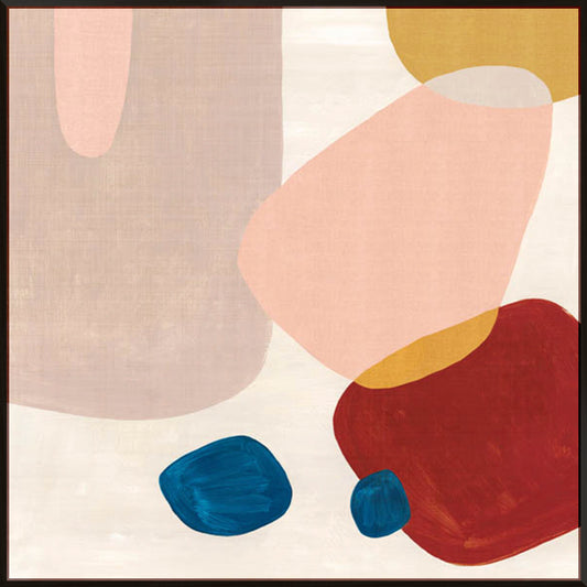 Pink Pebbles III - Canvas