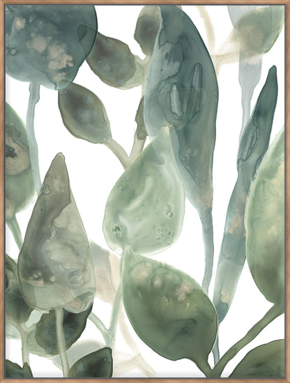 Water Leaves IV - Canvas