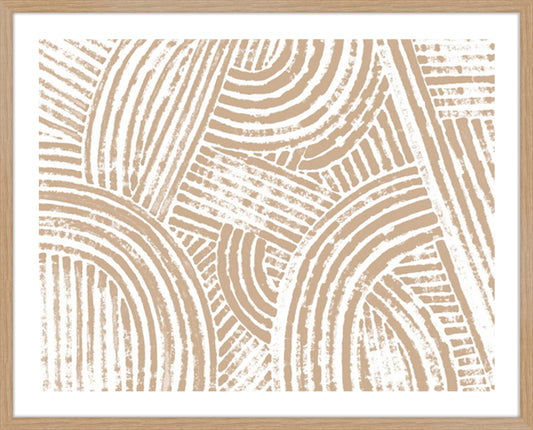 Pattern Maze in Apricot I