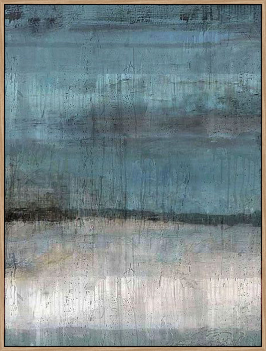 Study In Light Blue - Canvas