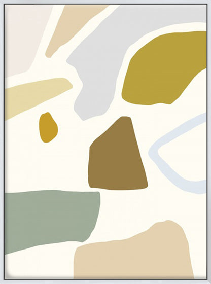 Pastel Splotches II - Canvas