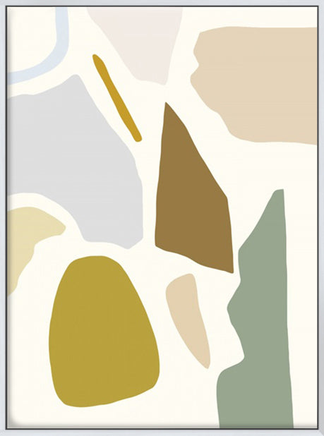 Pastel Splotches I - Canvas
