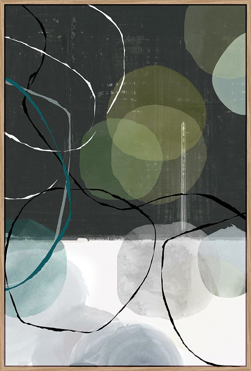 Symphony of Abstract Circles II - Canvas