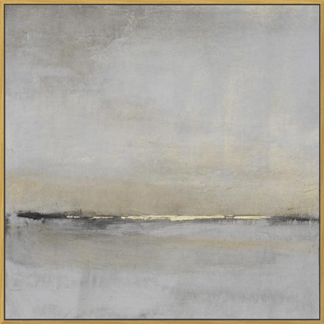 Horizontal Flow II - Embellished Canvas