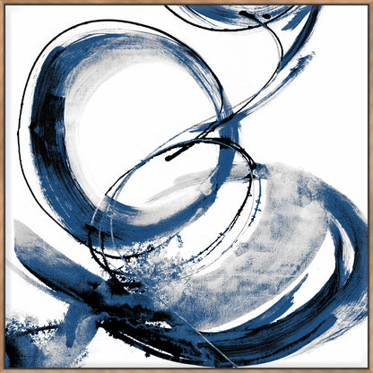 Blue Calligraphy III - Canvas