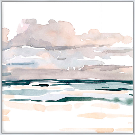 Soft Coastal Abstract I  - Canvas