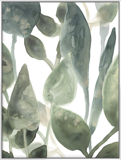 Water Leaves Iv 123X93Cm / White