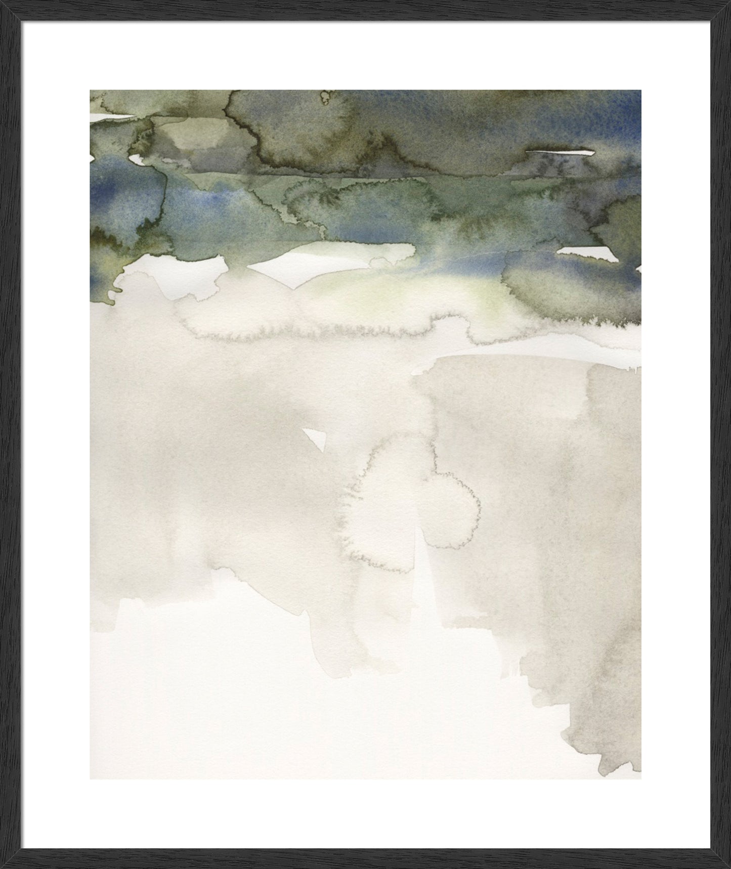 Watercolor Abstract Horizon III
