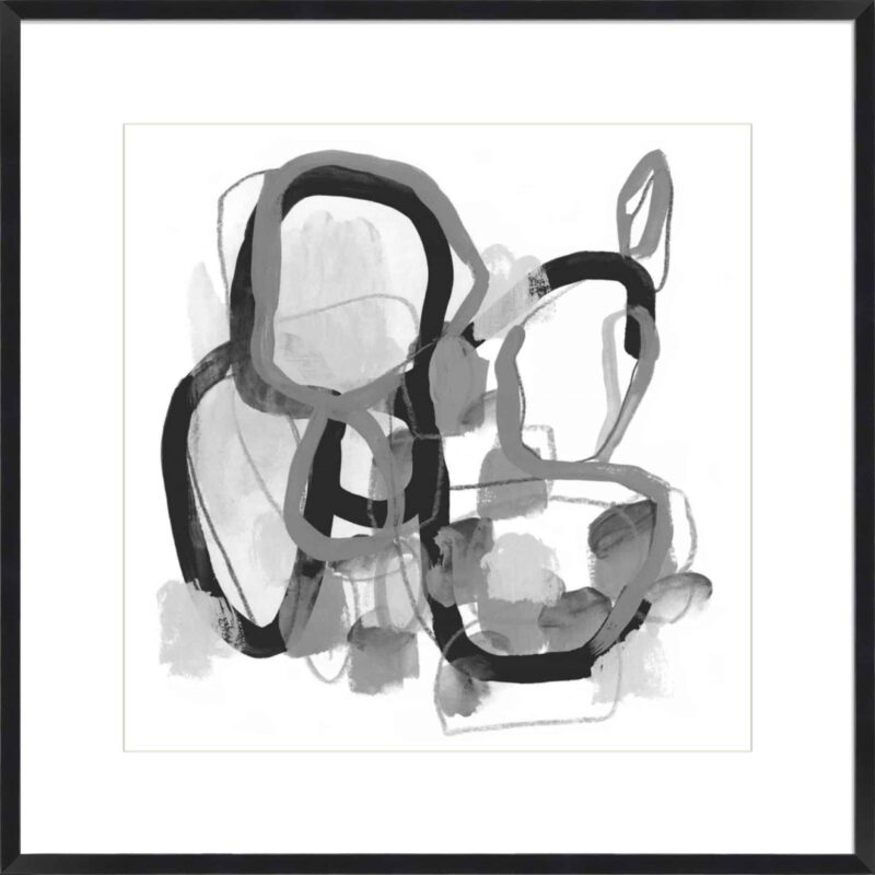 Black & Grey Pendulum I_B-1-BLK-BB-10