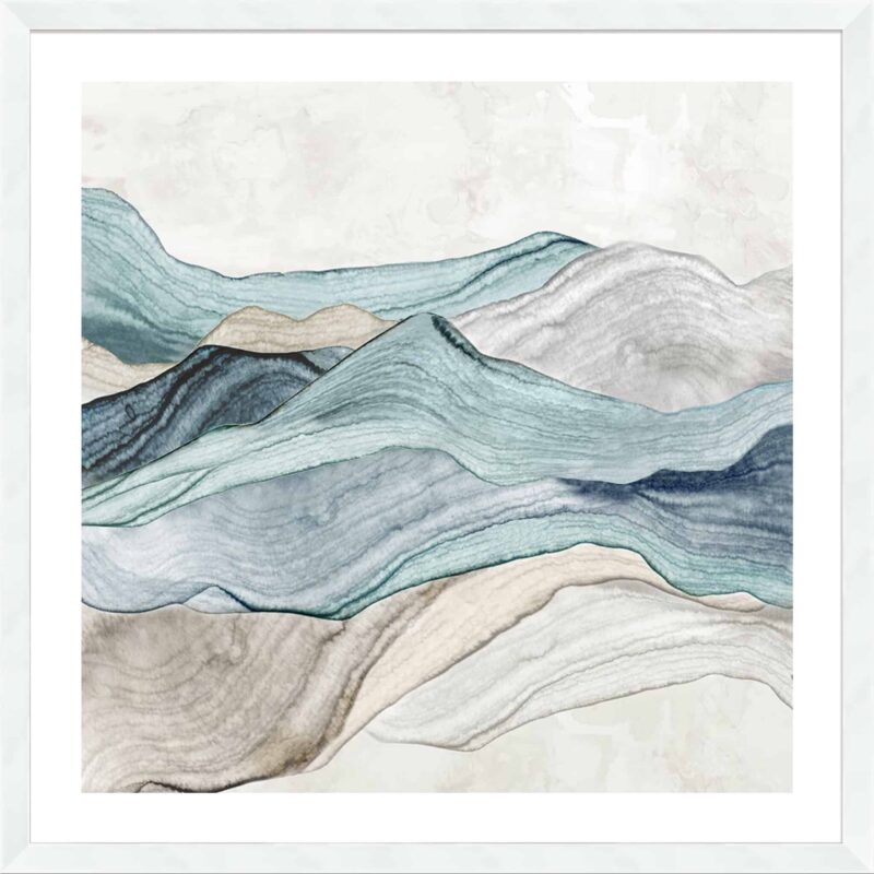 Blue Mountain Flow II_B-18-WHT-WL-5