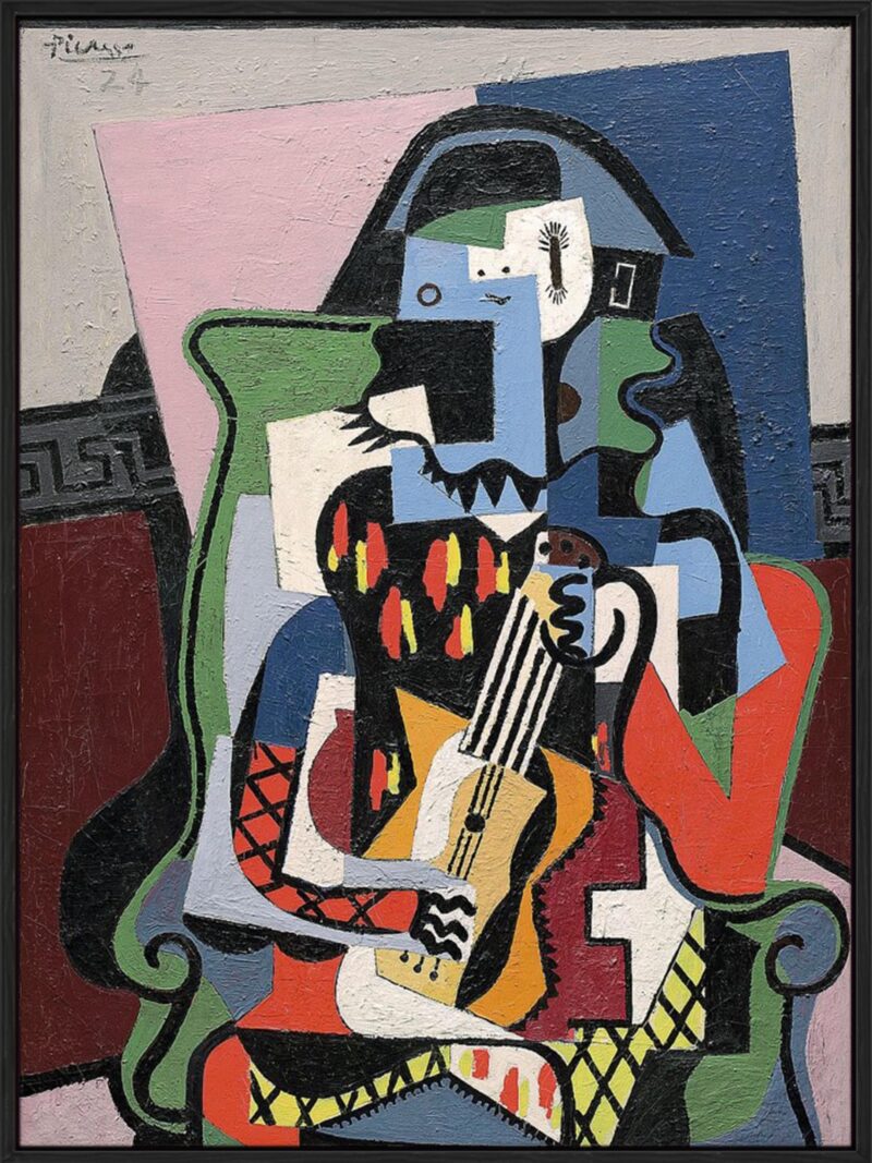 Harlequin Musician, 1924 (Arlequin Musicien)_G-1-BLK-STB