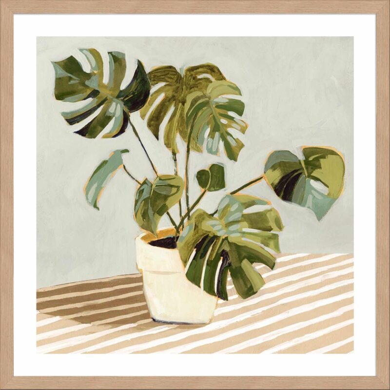 Plant on Stripes II_B-3-NAT-S-BN-5