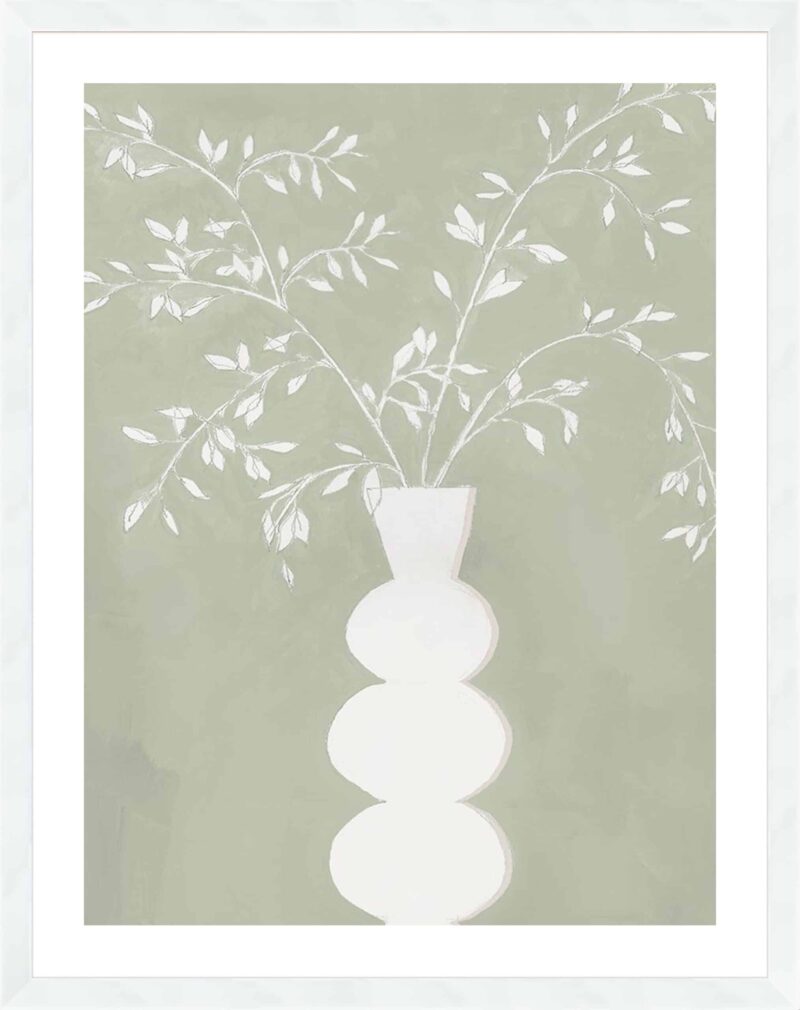 Sage Vase I_B-18-WHT-WL-5