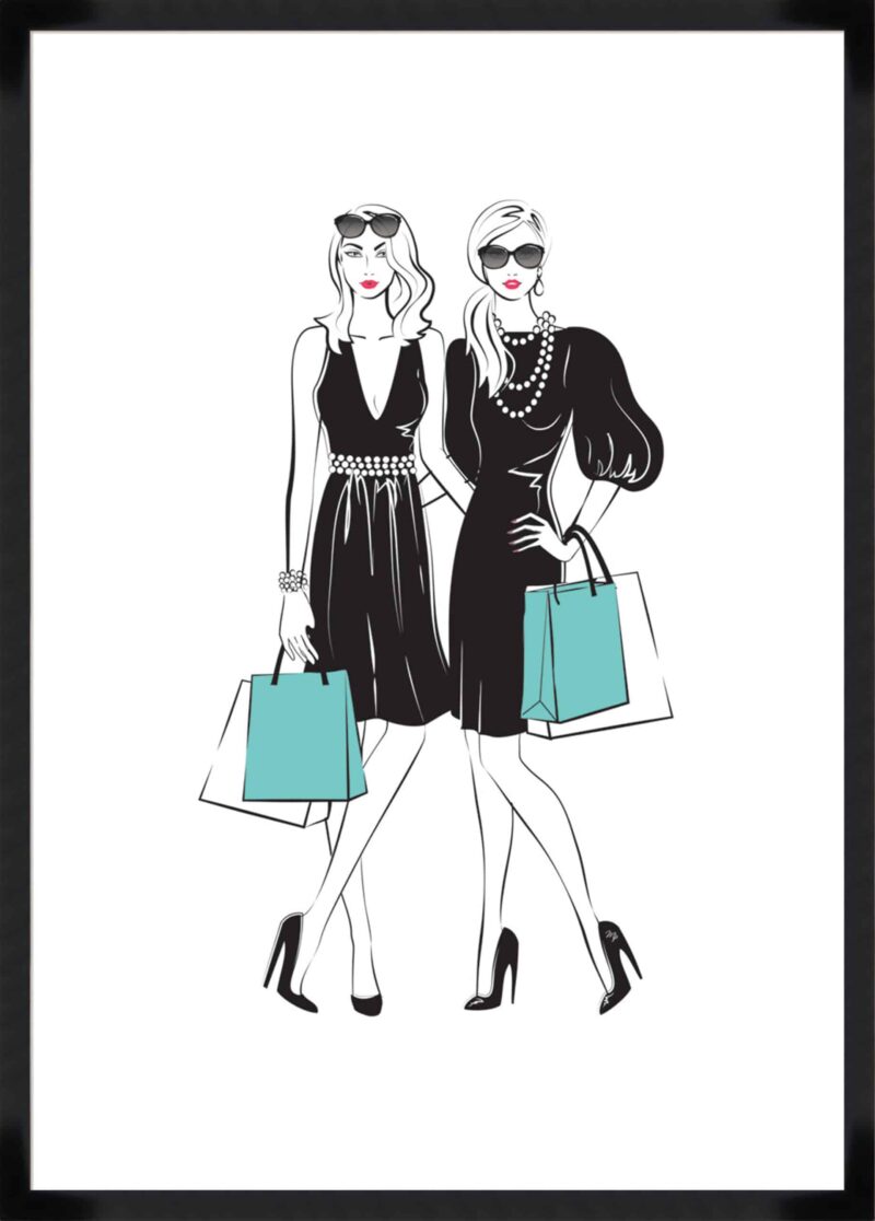 Shopping Friends II_B-17-BLK-BL-5