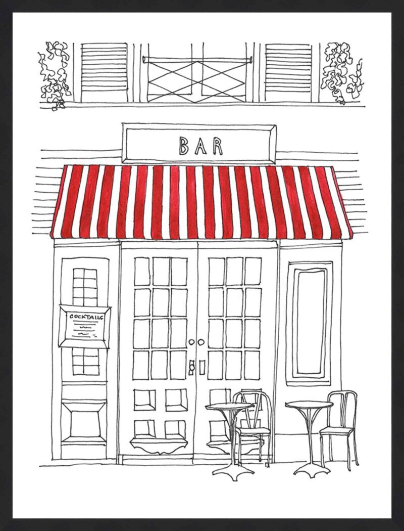 Striped Awning III_B-15-BLK-SB-N