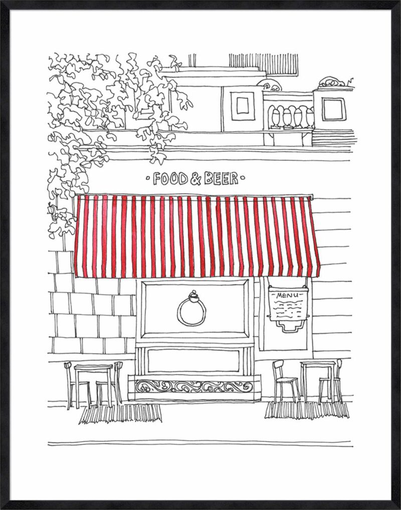 Striped Awning II_B-15-BLK-SB-5