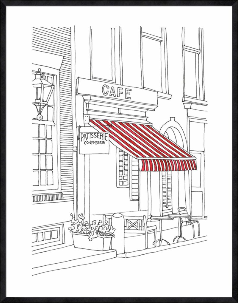 Striped Awning I_B-15-BLK-SB-5