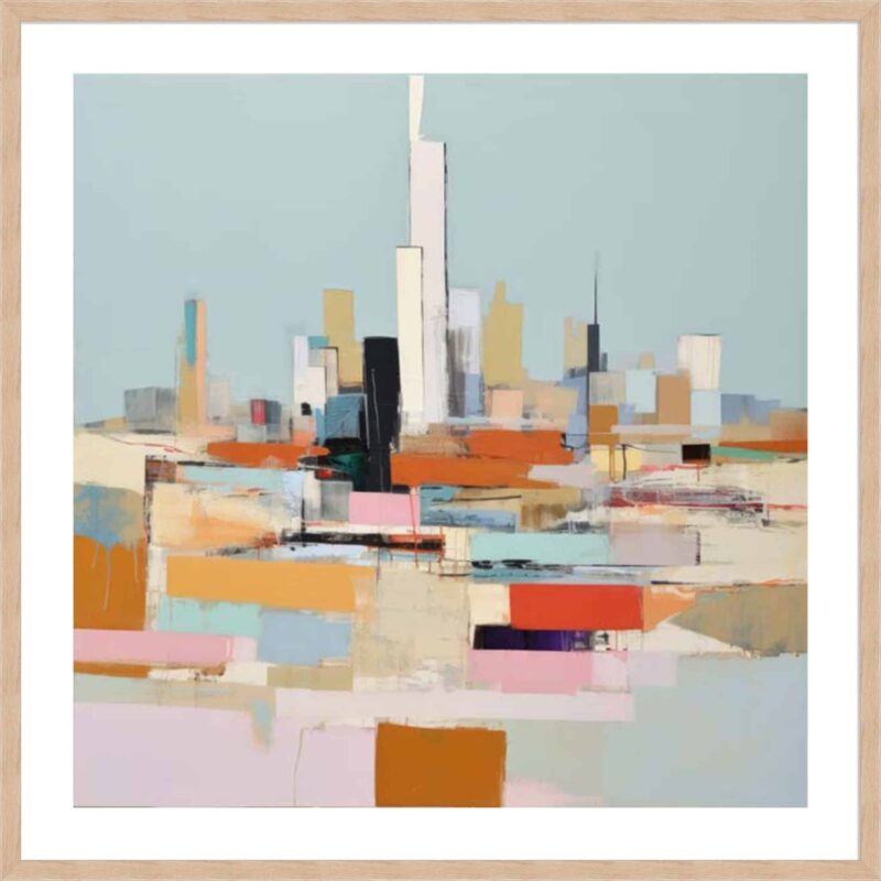 Vibrant Abstract City I_B-5-NAT-S-SA-5