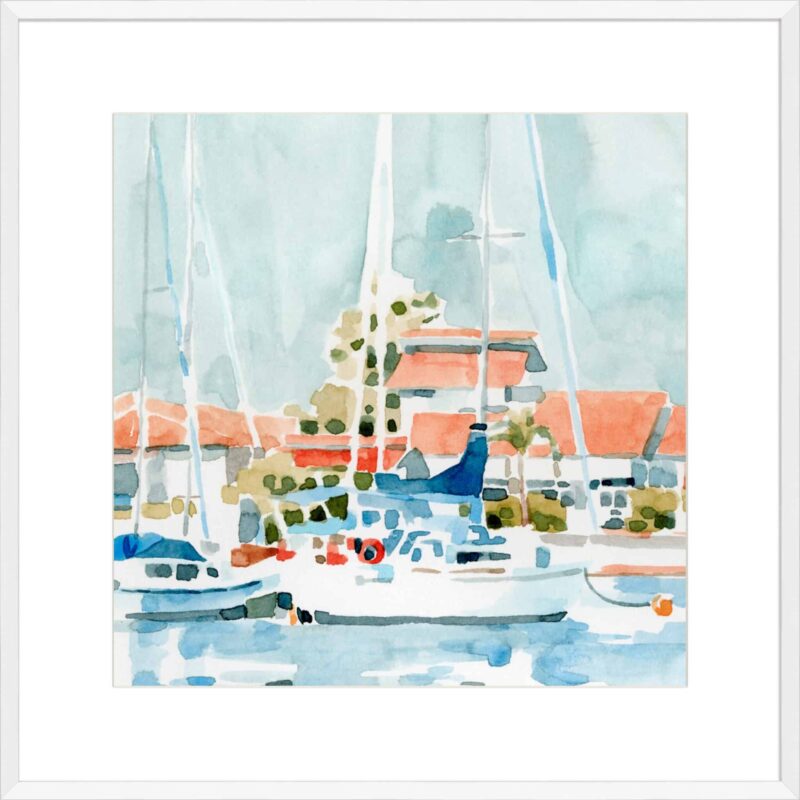 Beach Town I_B-2-WHT-BW-10