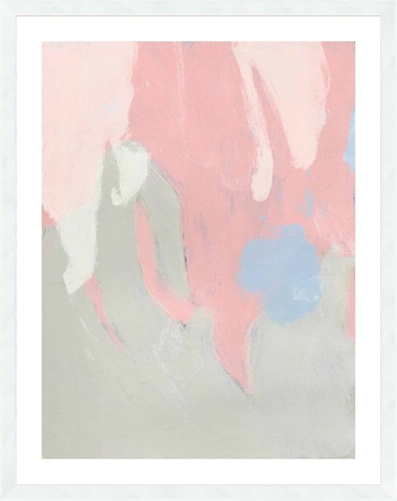 Blushing Abstract I_B-18-WHT-WL-5