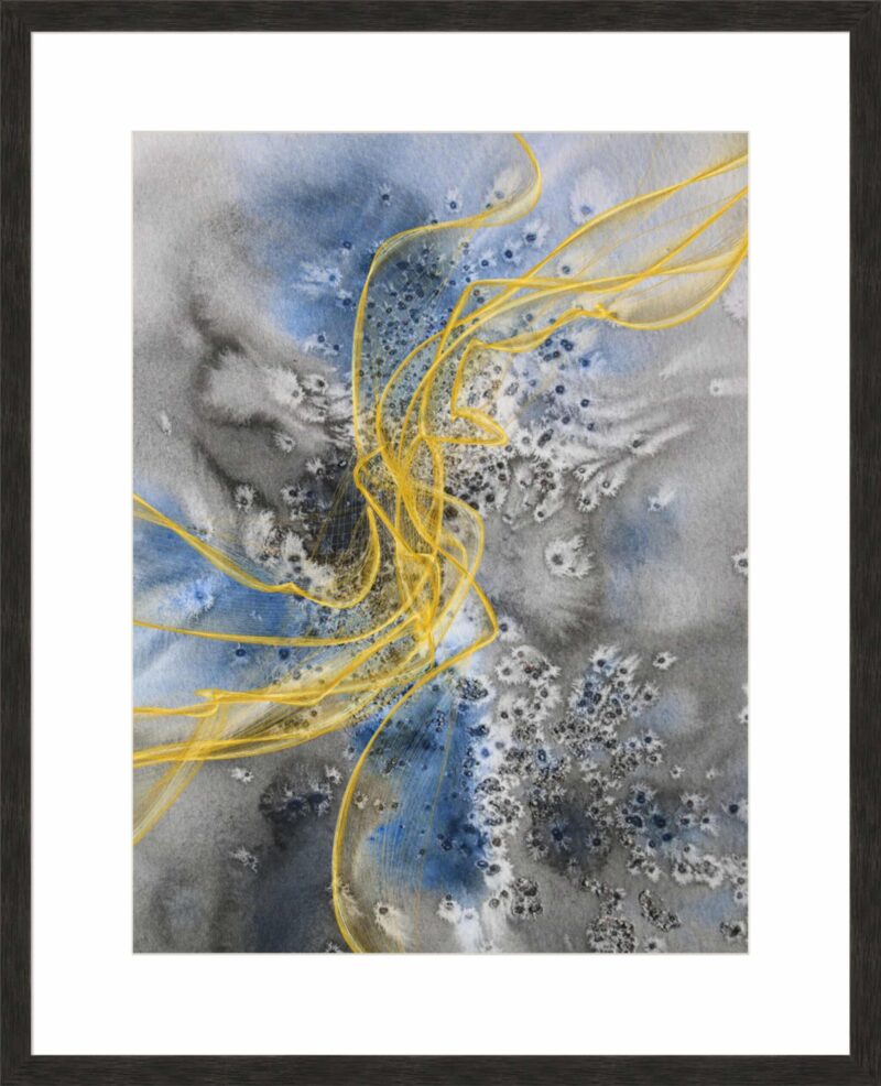 Coastal Watercolor Abstract VII_B-39-GRY-GCL-10