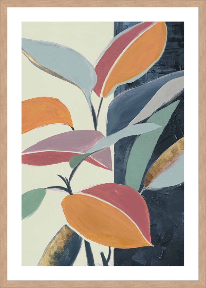 Colourful Orange Leaves I_B-3-NAT-S-BN-5