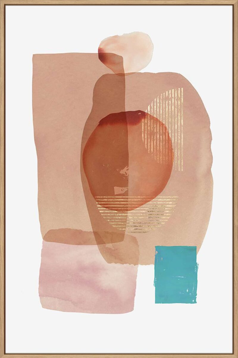 Pink Colour Blocks I_G-11-NAT-S-STN