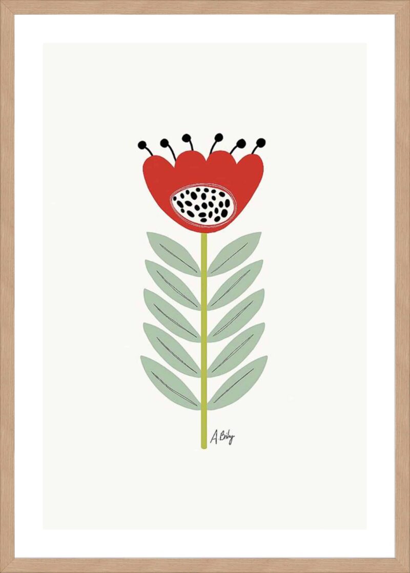 Mid Mod Flower II_B-3-NAT-S-BN-5