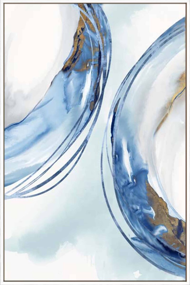 Blue Water Rings I_G-2-WHT-STW