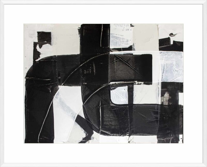 Racetrack Diptych I_B-2-WHT-BW-10