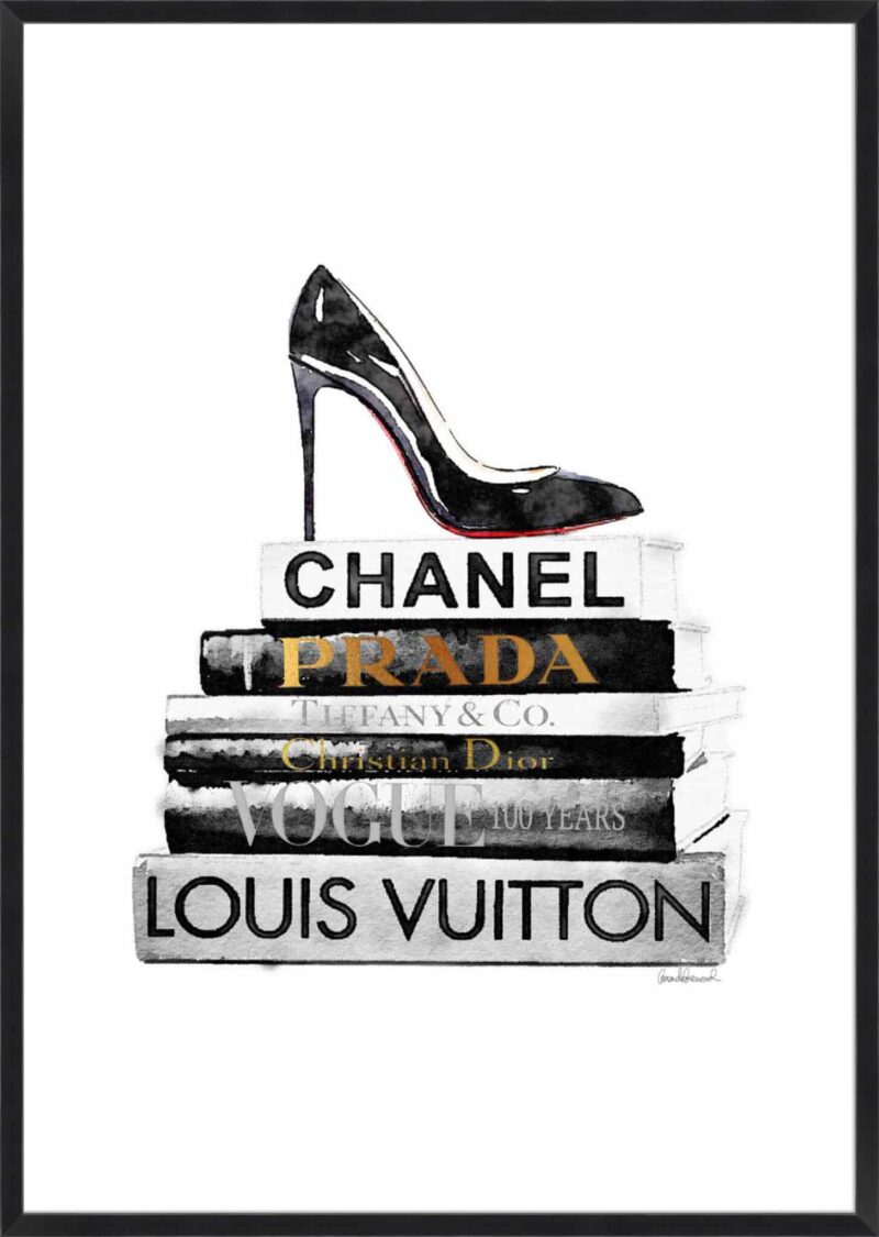 Red Sole Bookstack_B-1-BLK-BB-5