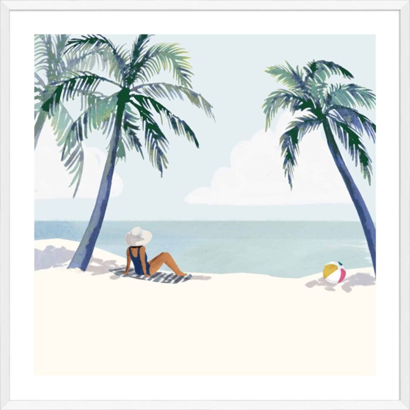 Palm Tree Paradise I_B-2-WHT-BW-5