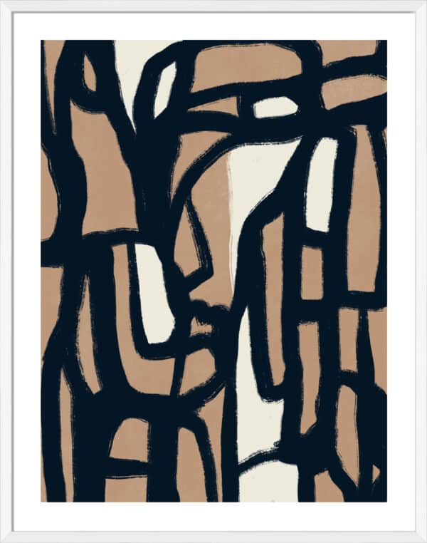 Bold Line Composition 11 - 5cm White Border - La Grolla