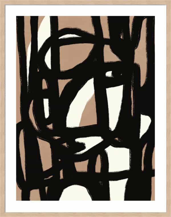 Bold Line Composition 1 - 5cm White Border - La Grolla