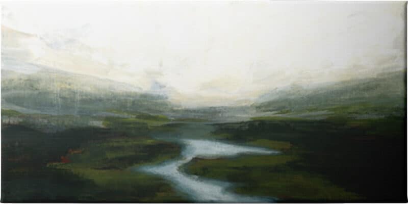 Evergreen Basin - Unframed Canvas Unframed Canvas