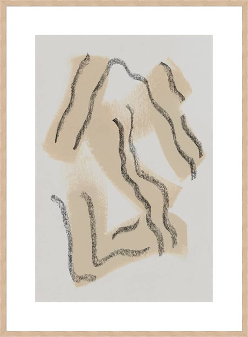 Organic Interpretation - Bend - 10cm Mount Board Box Natural