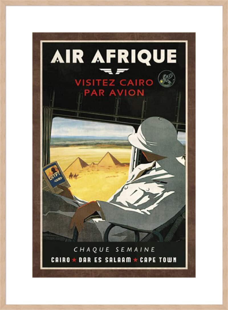 Air Afrique Collection Caprice - 10cm Mount Board Box Natural