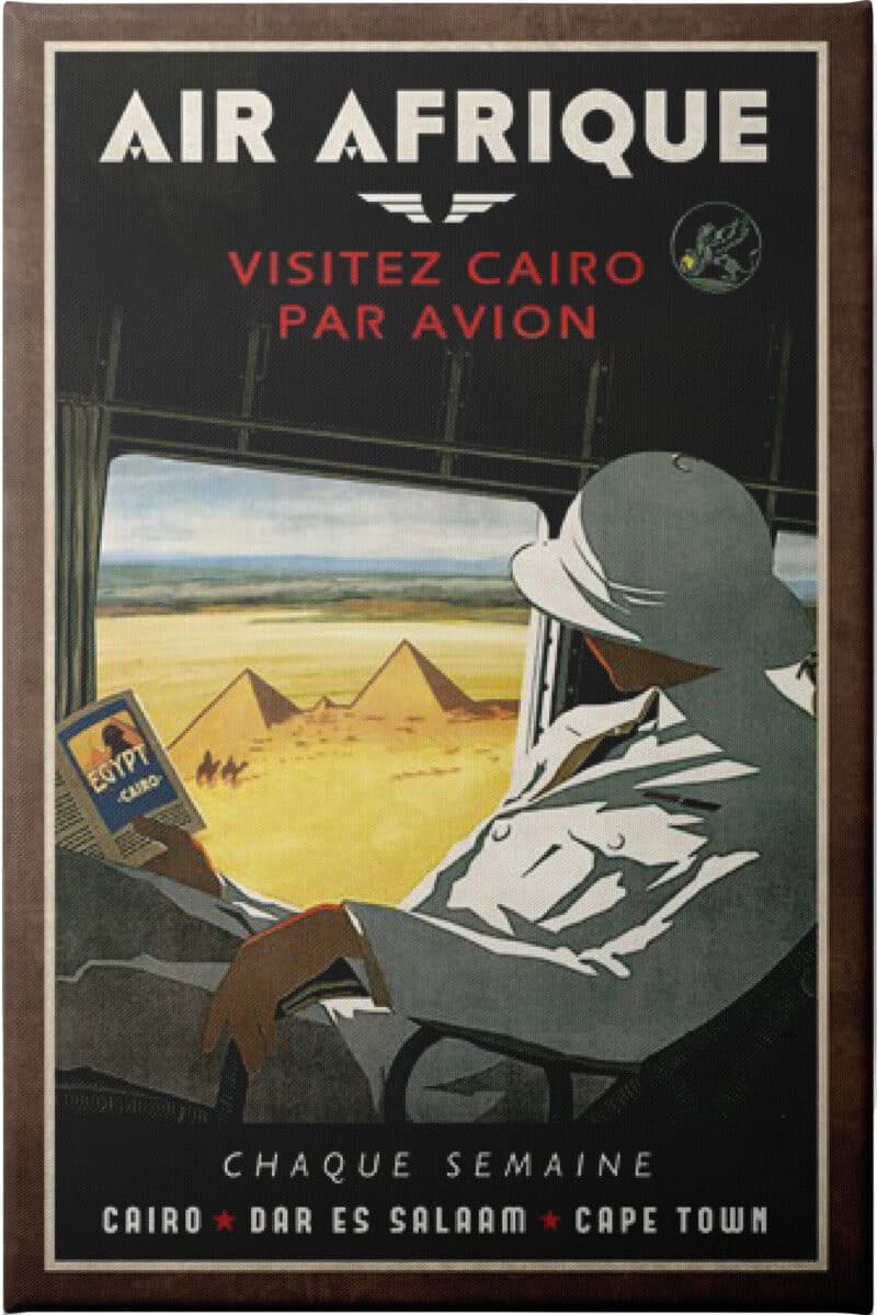 Air Afrique Collection Caprice - Unframed Canvas Unframed Canvas