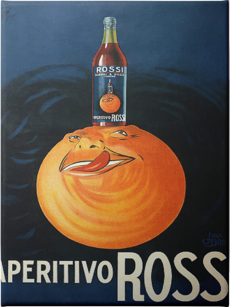 Aperitivo Rossi - Unframed Canvas Unframed Canvas