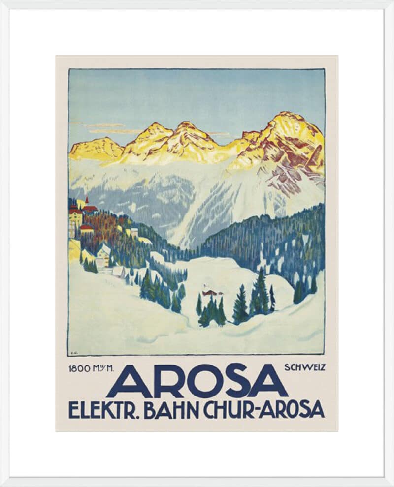 Arosa Emil Cardinaux - 10cm Mount Board Box White